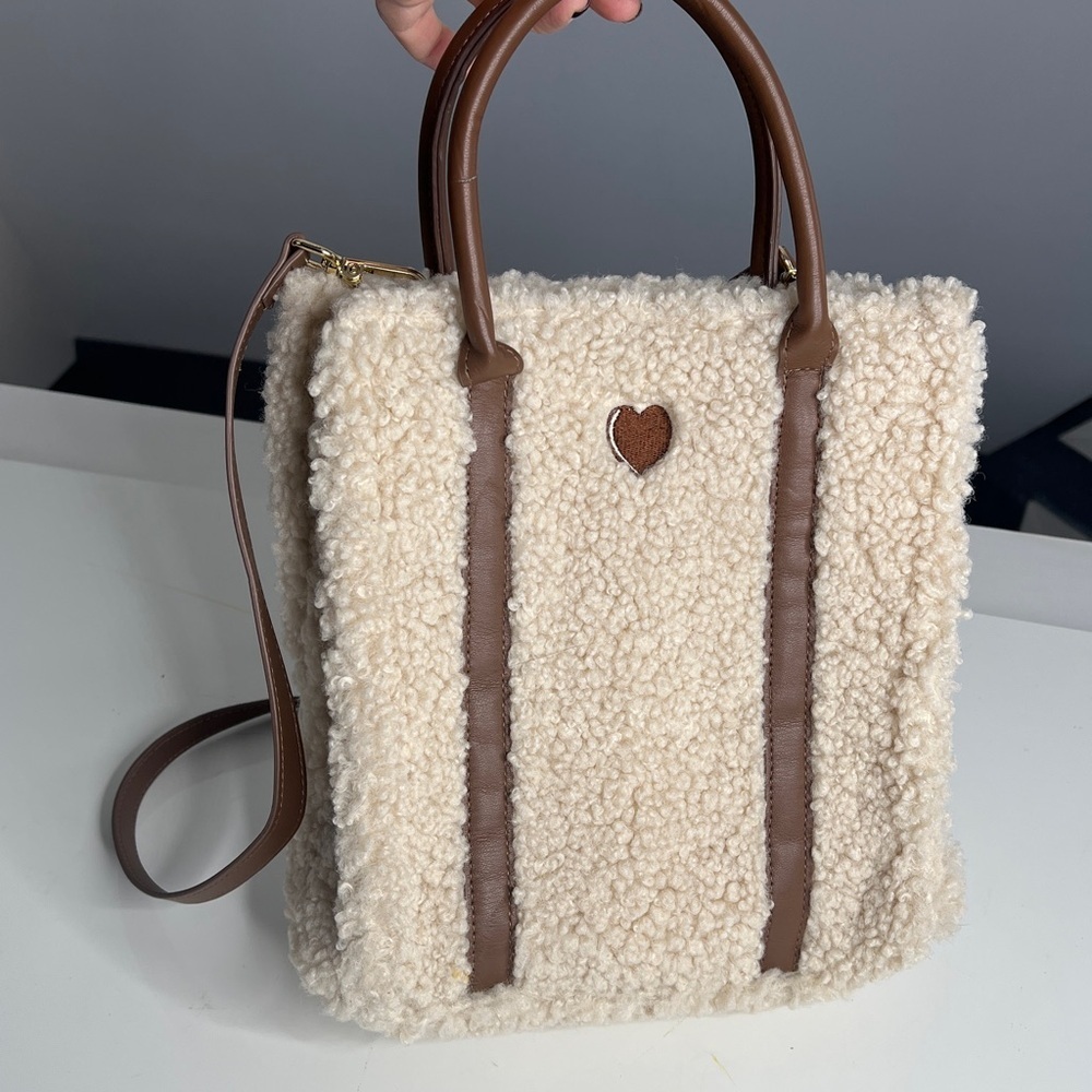 Suncoo Avner Wool Tote Crossbody East West Bag - Picture 3 of 9